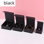 Flip up box jewelry packaging earrings rings necklaces storage gift boxes bracelets earrings paper boxes - Image 3