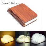 Wooden Book Light Creative Led Desk Lamp Corporate Gift Custom Birthday Holiday Page Turning Folding Night Lamp - Image 7