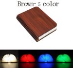 Wooden Book Light Creative Led Desk Lamp Corporate Gift Custom Birthday Holiday Page Turning Folding Night Lamp - Image 8