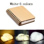 Wooden Book Light Creative Led Desk Lamp Corporate Gift Custom Birthday Holiday Page Turning Folding Night Lamp - Image 5